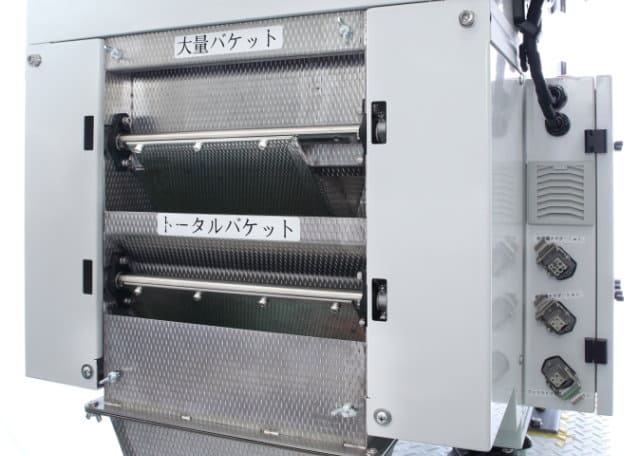 大量バケットとトータルバケットの例の画像